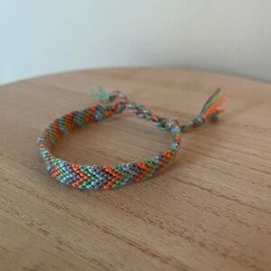 10/$25 Ocean Tangerine Woven Bracelet